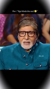 74K views · 2.2K reactions | KBC mein Amitabh bacchan ne Kholi Apne man ki baat unhone bataya ki ego kabhi bhi apne pass abhi nahin hone Dena chahie | KBC Quiz World | Facebook