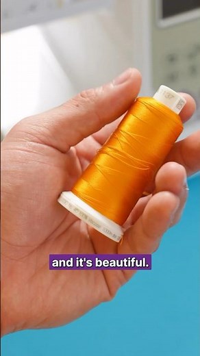 This is Classic Rayon Thread! #machineembroidery