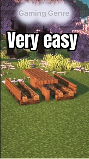 🪑 INSANELY EASY MINECRAFT TABLE BUILD YOU NEED NOW! 😱