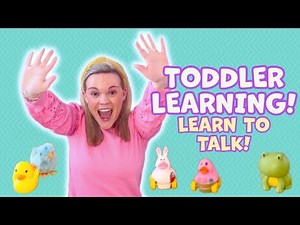 Toddler Learning Spring! Learn to Talk and Play! More than Just First Words!