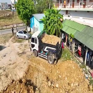 11K views · 203 reactions | Started a New Project By Dozer Push the ground By Dump Truck Mini 5Ton Unloading. | Aprender color aprender para la vida | Facebook