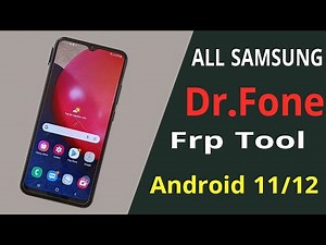 All Samsung FRP Bypass By Dr.Fone Tool for Android 11/12 | FRP Bypass 2022