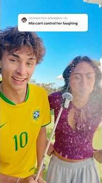 TRY NOT TO LAUGH CHALLENGE PART 2 WITH CADEL AND MIA 🤣🤭 #shorts #funny #joke