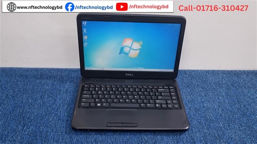 Dell Laptop Model- Inspiron- N4050 Display Size- 14 Inch Processor- Intel Core i3 2nd Generation 2.20GHz HDD- 320GB Ram- 4GB DDR3 Battery Backup- 1.30 Hours Condition- Used. Price- 5500 Taka Fixed. Call : 01716310427 IMO-WhatsApp | NF Technology Bd