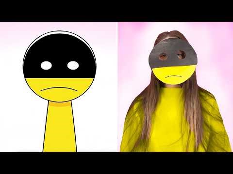 Sprunki 4 Phase 4 GLOBY Pyramixed Incredibox in Real life. ❤️ #sprunki #incredibox