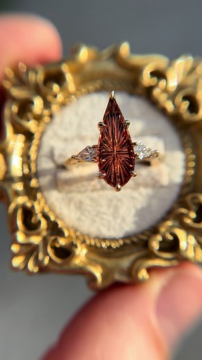 Discover the Unique Starbrite Cut Garnet