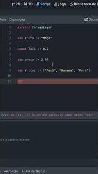 Godot Tutorial 2 - Arrays e Dicionários #godot #tutorial #gamedev