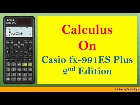 How to do calculus (differentiation & Integration) on Casio fx-991ES Plus 2nd Edition [2024]
