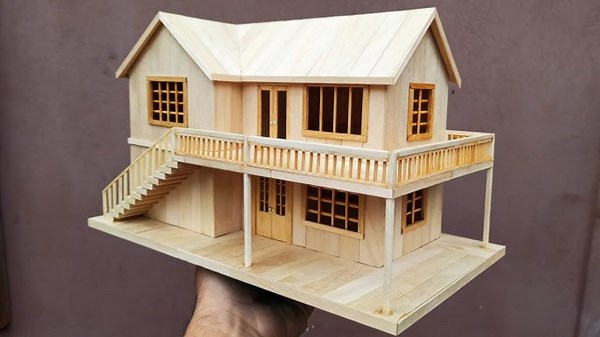 Fun DIY: Build a House with Ice Cream Sticks