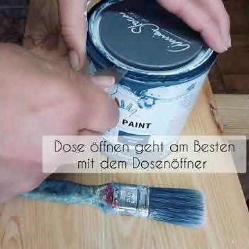 Streichen mit Kreidefarbe Die Grundlagen Tipps und Tricks zum Möbel bemalen Anleitung