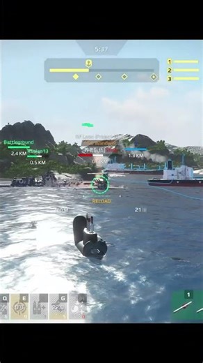 RF Loon Normal Activity... BANZAI!! #modernwarshipspc #modernwarships #shorts