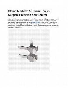 clamp medical - SlideServe