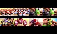 Mix of 8 videos from youtube : ASMR MYSTERY SURPRISES EGGS