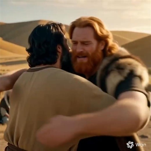 When Jacob returns and finally faces Esau #Genesis33 #JacobAndEsau #BiblicalStories