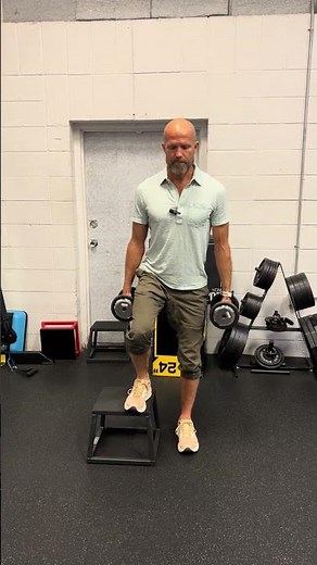 Lateral Box Step Up/Dbells