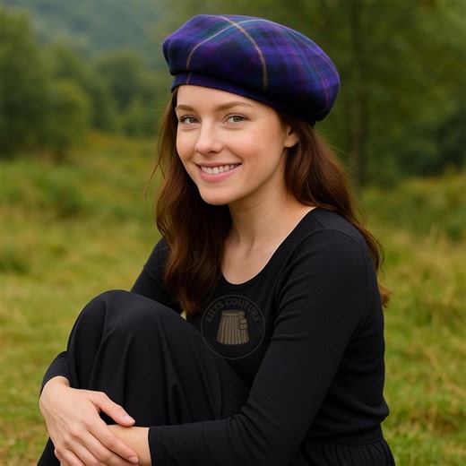 Scottish Tartan Beret Traditional Men & Women Kilt Beret Hat - Tam O' Shanter Tammy Tartan Cap Available in 50  Tartan - Etsy Canada