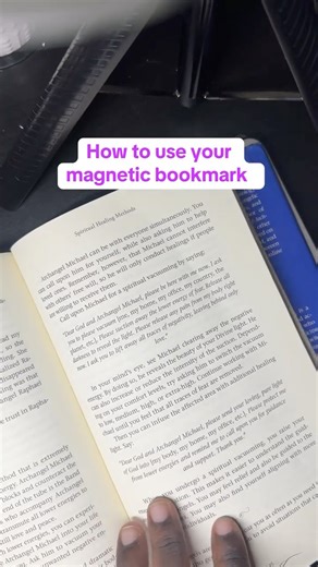 How to use your magnetic 🧲 bookmark 📚 #bookmarks #bookish #booklover