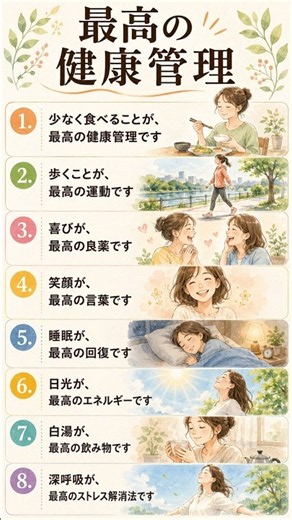 最高の健康管理は、実は特別なことじゃなかった☕️