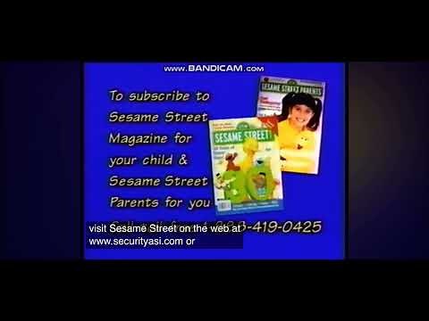 Opening & Closing To Sesame Street: Kids Favorite Songs (1999) VHS