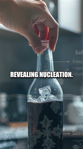 Supercool Home Experiment Discovering Ice Nucleation