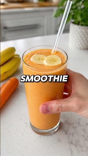 You Won't Believe This Smoothie Starts With A Carrot 🤯🥕🍌