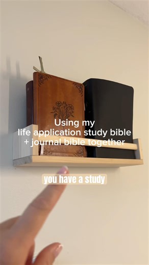 Bible study routine (a study Bible + journaling Bible) #hosannarevival #biblejournaling