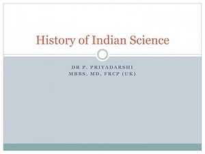 History of Indian Science - SlideServe