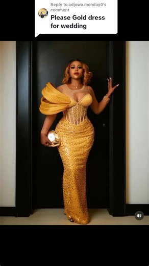 Gold Wedding Dress Inspiration and Ideas