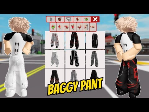 ✨ Roblox Y2K BAGGY PANTS Outfit CODES for Brookhaven! (FREE) 😱👖