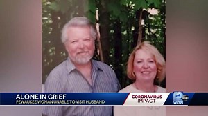 Widow forced to grieve in quarantine after husband dies