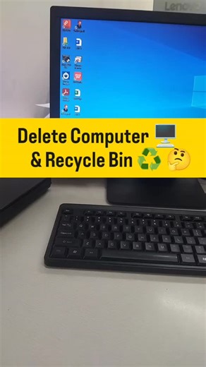 DoliaTech on Instagram: "Restore Deleted Computer and Recycle Bin icon on desktop"