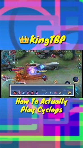 How To Actually Play Cyclops | Mobile Legends