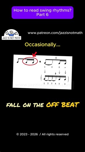 How to read swing rhythms? Part 6