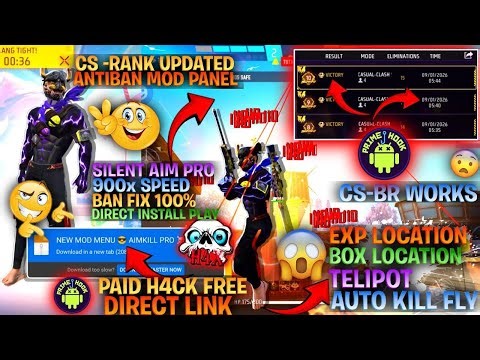 🔥Mod menu 2026 ob51 antiban and blacklist || FFH4X mod menu #freefire #modmenu