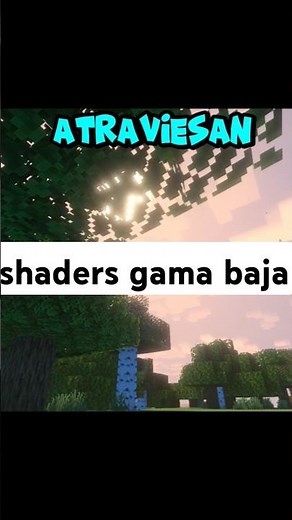 SHADERS GAMA BAJA para MINECRAFT 1.21.4