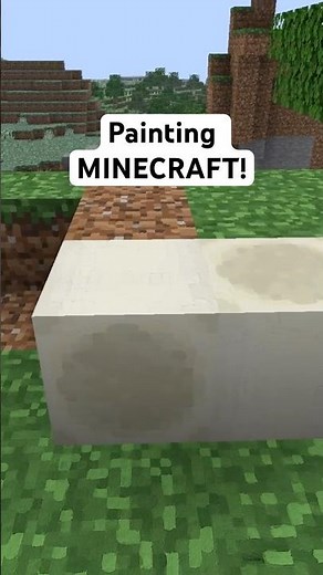 Painting the BONE BLOCK in Minecraft!