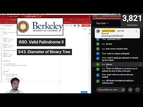 Putting A UC Berkeley Grad Through A Coding Interview!