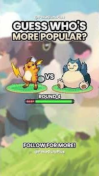 Part 1 | Which Pokémon Is More Popular? 90% Get This Wrong!