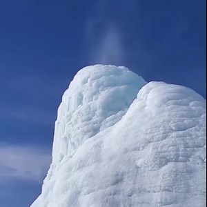 19K views · 220 reactions | 45ft 'ice volcano' emerges from underground springs in Kazakhstan | The Independent | Facebook