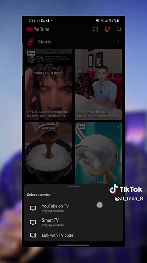 how to monitor TV youtube by your phone. #tvyoutube #linkwithtv #youtubetricls #mirroryoutube