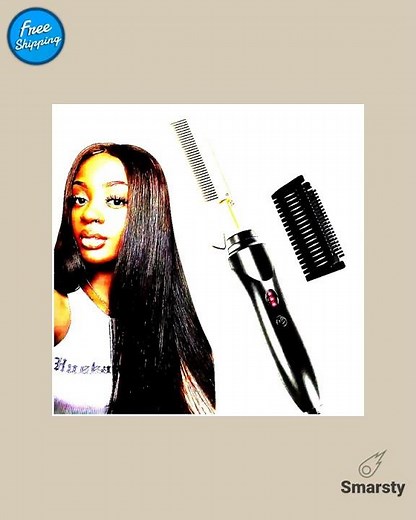 Multi Functional Electric Hair Comb Straightener for Easy Styling