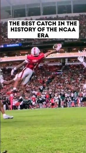 The Best Catch in NCAA History 🏈🔥