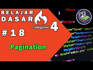 18 Tutorial Codeigniter 4 - Pagination