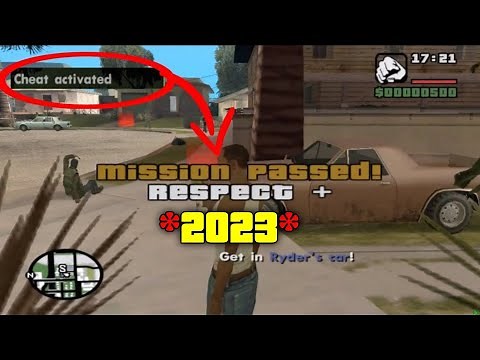 Skip Any Mission in (Gta San Andreas) Using CHEAT CODE || 2023 Method