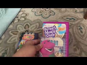 Barney’s Colorful World Live! 2004 VHS with Barney’s Musical Castle Live! 2001 VHS