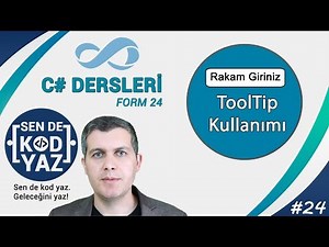 24-C# ToolTip Usage and Features, C# Tutorial 2018