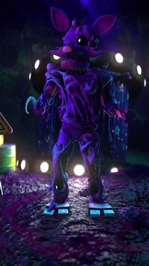 FNaF Toxic Foxy emerges from his cove