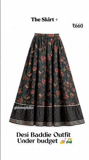 Desi Baddie Outfit Under ₹1500 ✨🖤