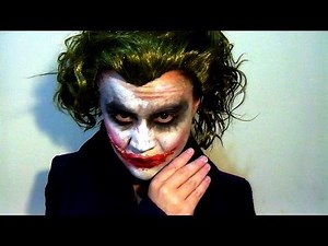 HEATH LEDGER'S THE JOKER MAKE UP TUTORIAL