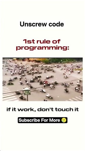 1st rule of programming ☠️.#shorts #codinglife #programming